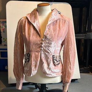 Marc Jacobs Blush Velvet Women's Blazer